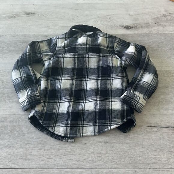 Original Weatherproof Vintage Sherpa Lined Plaid Shirt Jacket Black 4 NWT - Picture 2 of 4